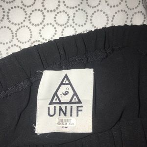 UNIF Black Lace skirt.